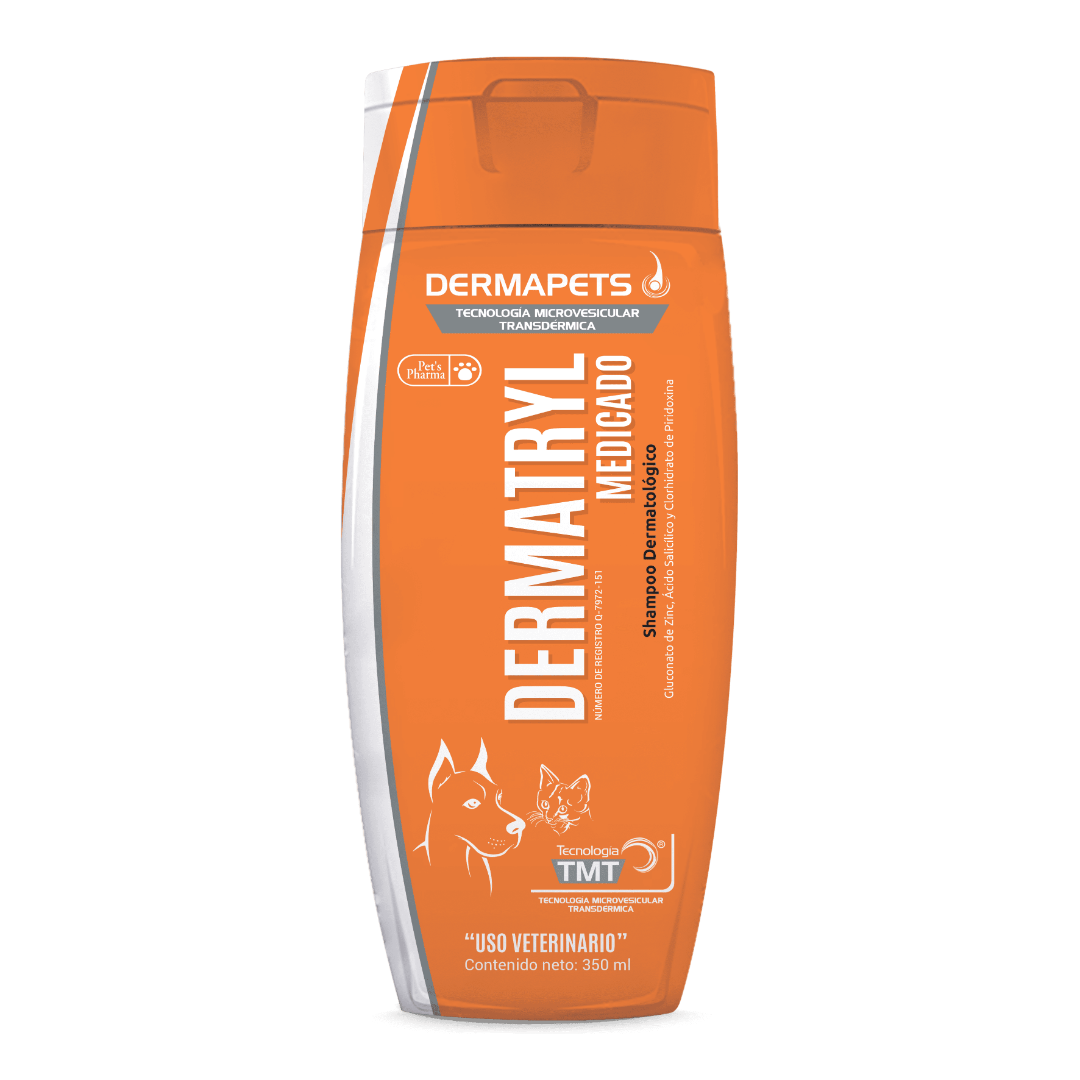 Dermatryl Shampoo Dermatológico 350ml - Pet's Pharma Dermatryl Shampoo Dermatológico 350ml - Pet's Pharma